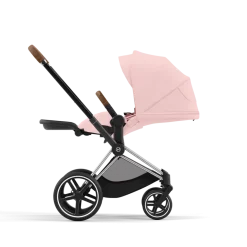 Cybex Priam Kinderwagen Compleet Peach Pink - Chrome Brown Frame