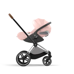 Cybex Priam Kinderwagen Compleet Peach Pink - Chrome Brown Frame
