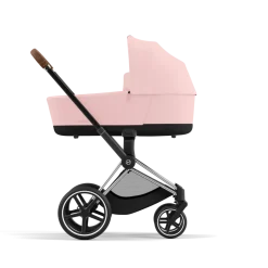 Cybex Priam Kinderwagen Compleet Peach Pink - Chrome Brown Frame