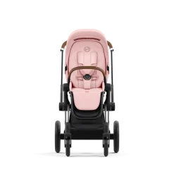 Cybex Priam Kinderwagen Compleet Peach Pink - Chrome Brown Frame