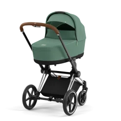Cybex Priam Kinderwagen Compleet Leaf Green - Chrome Brown Frame