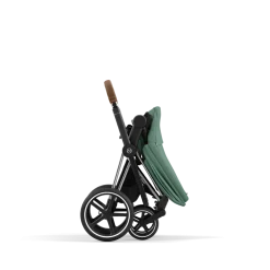 Cybex Priam Kinderwagen Compleet Leaf Green - Chrome Brown Frame