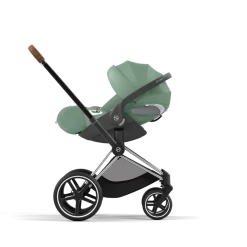 Cybex Priam Kinderwagen Compleet Leaf Green - Chrome Brown Frame
