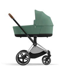 Cybex Priam Kinderwagen Compleet Leaf Green - Chrome Brown Frame