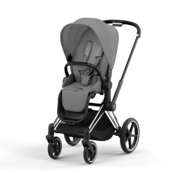 Cybex Priam Kinderwagen Compleet Mirage Grey - Chrome Black Frame