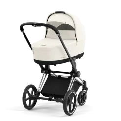 Cybex Priam Kinderwagen Compleet Off White - Chrome Black Frame