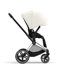 Cybex Priam Kinderwagen Compleet Off White - Chrome Black Frame