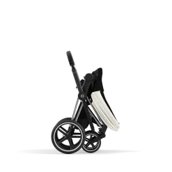 Cybex Priam Kinderwagen Compleet Off White - Chrome Black Frame
