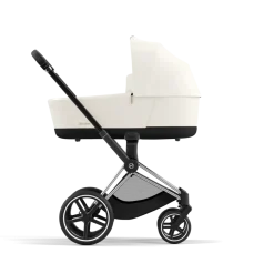 Cybex Priam Kinderwagen Compleet Off White - Chrome Black Frame