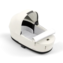 Cybex Priam Kinderwagen Compleet Off White - Chrome Black Frame