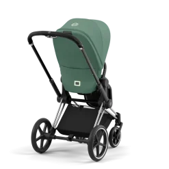 Cybex Priam Kinderwagen Compleet Leaf Green - Chrome Black Frame