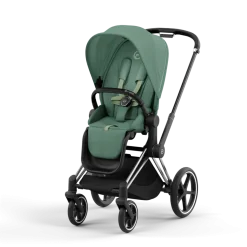 Cybex Priam Kinderwagen Compleet Leaf Green - Chrome Black Frame