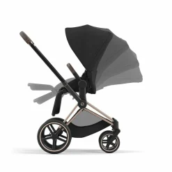 Cybex Priam Kinderwagen Compleet Sepia Black - Rosegold Frame