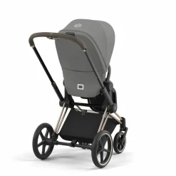 Cybex Priam Kinderwagen Compleet Mirage Grey - Rosegold Frame