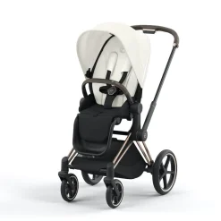 Cybex Priam Kinderwagen Compleet Off White - Rosegold Frame