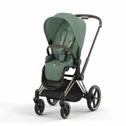 Cybex Priam Kinderwagen Compleet Leaf Green - Rosegold Frame