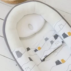 Doomoo Baby Pillow Ergonomisch Hoofdkussen White