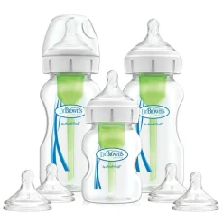 Dr. Brown's Startpakket Options+ Brede Halsflessen