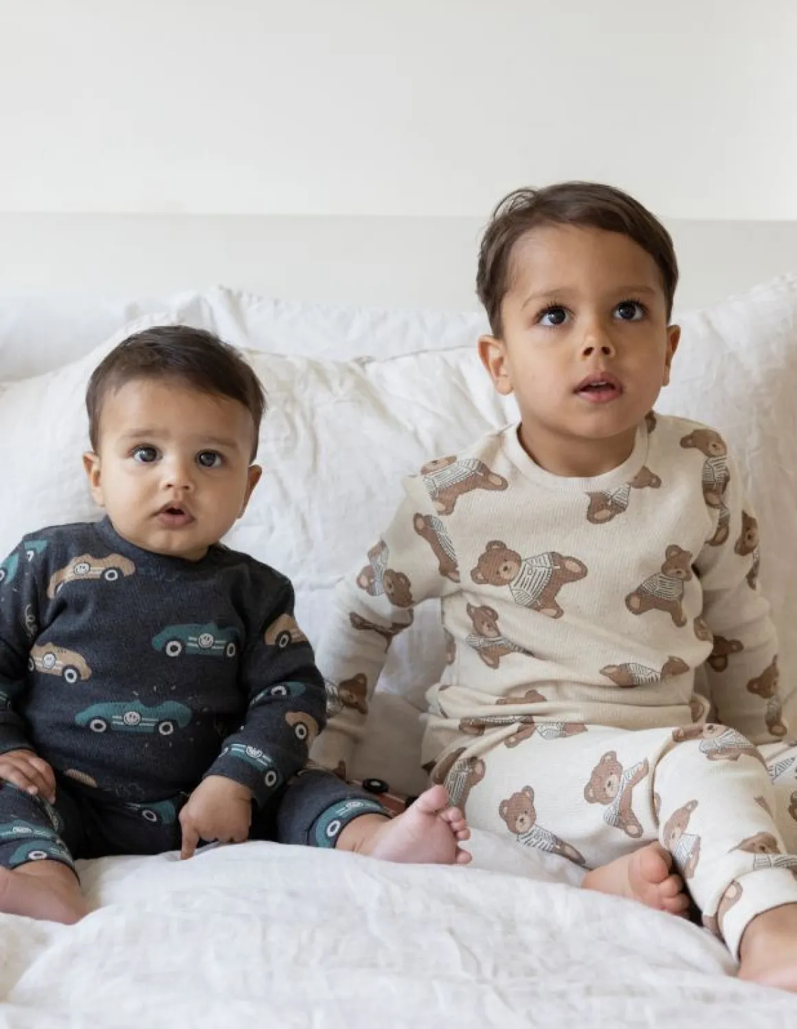 Feetje Pyjama Premium Sleepwear Ricky Racer Antraciet Melange