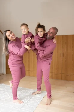 Feetje Pyjama Volwassen Wafel Berry – Family Edition