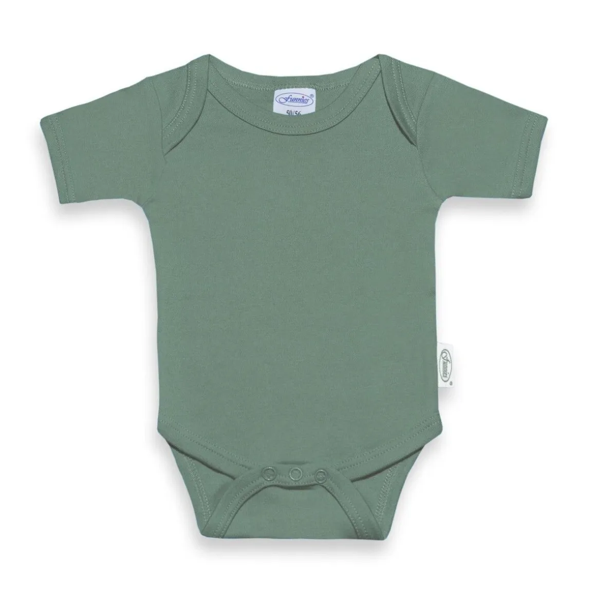Funnies Romper Uni Stone Green