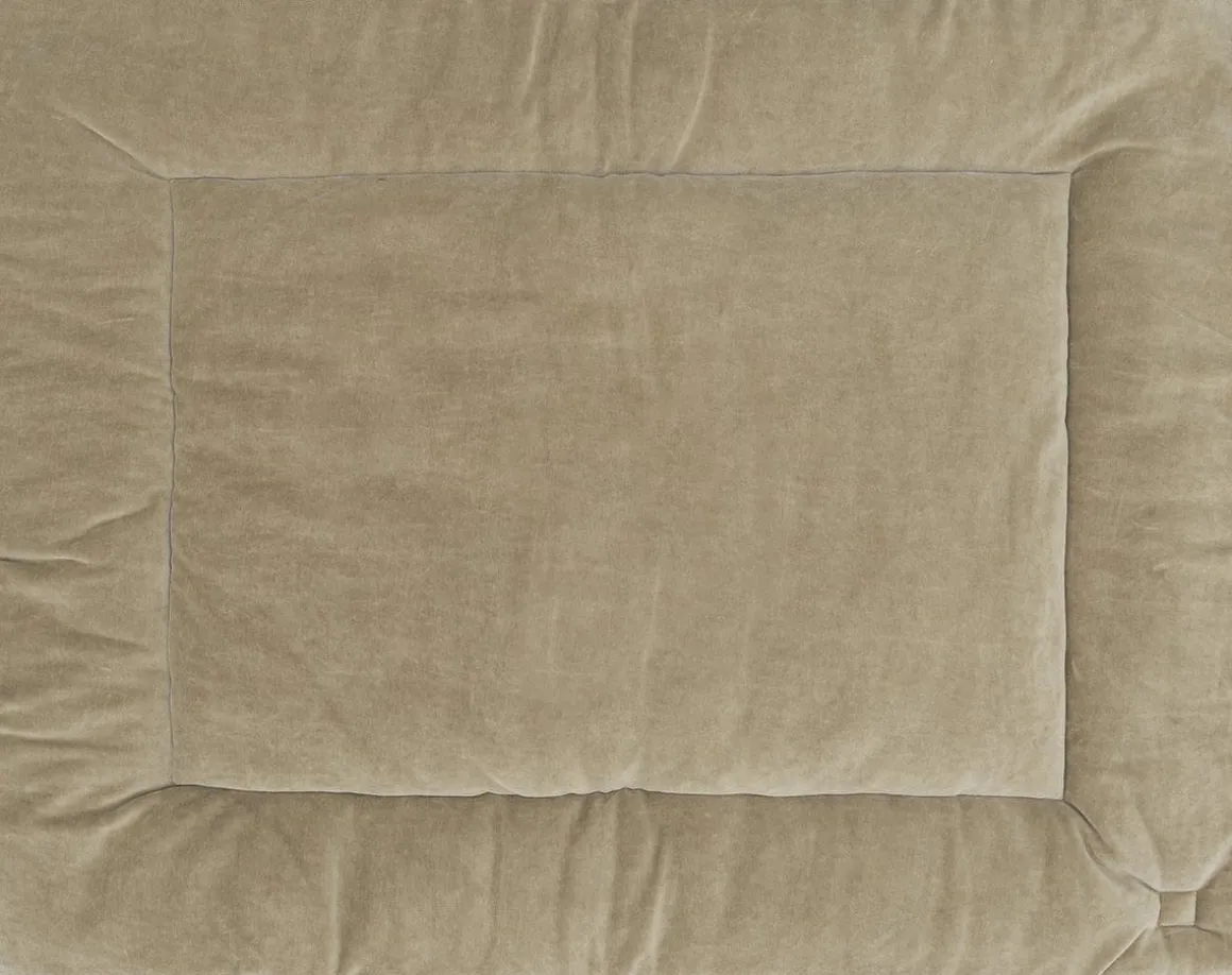 Jollein Boxkleed Soft Waves Olive Green 75 x 95 cm