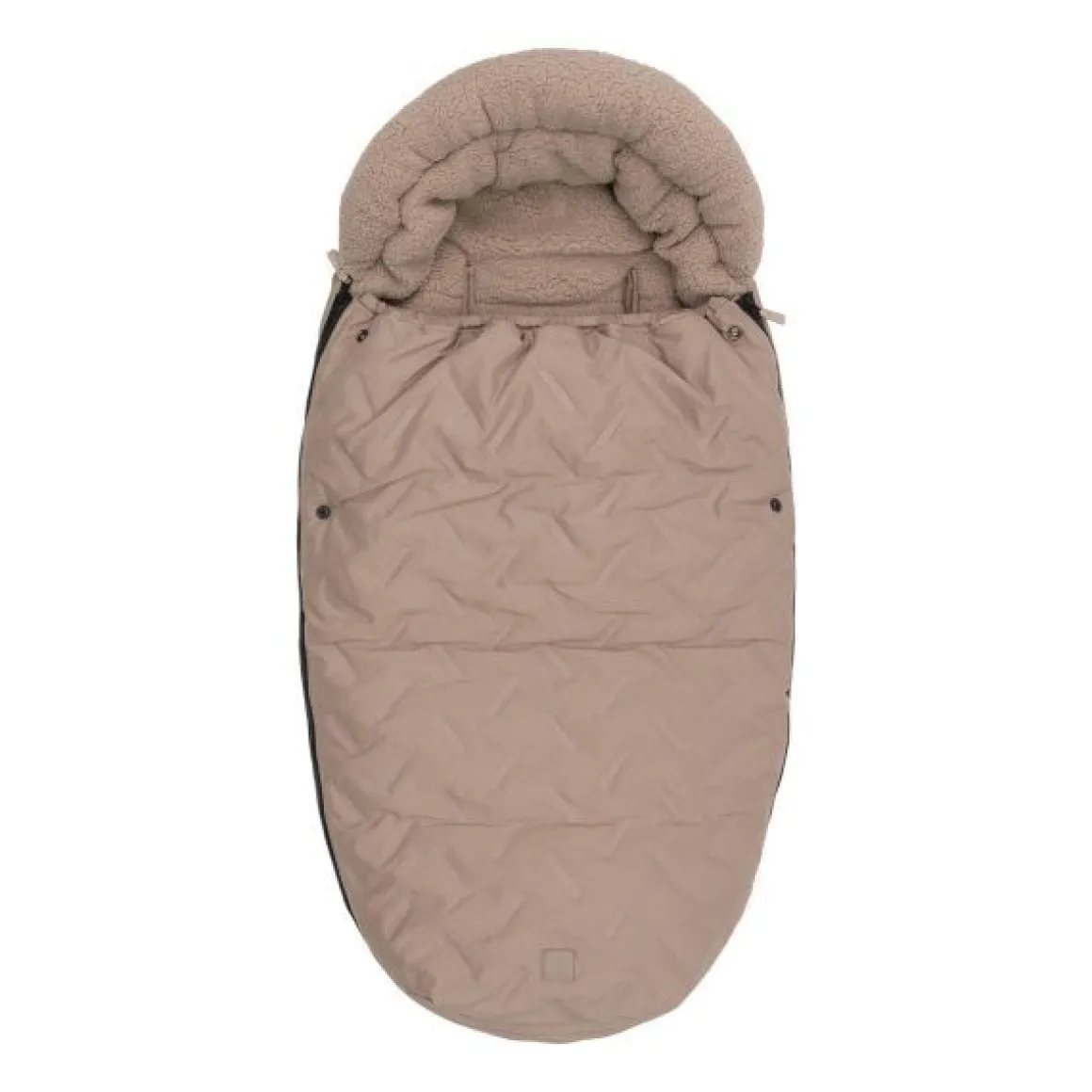 Jollein Voetenzak Buggy/Kinderwagen Embossed Milky Coffee