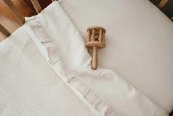 Koeka Ledikantdeken Malaga Cotton Fleece Warm White