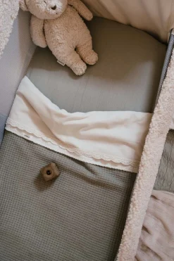 Koeka Ledikantdeken Malaga Teddy Sage