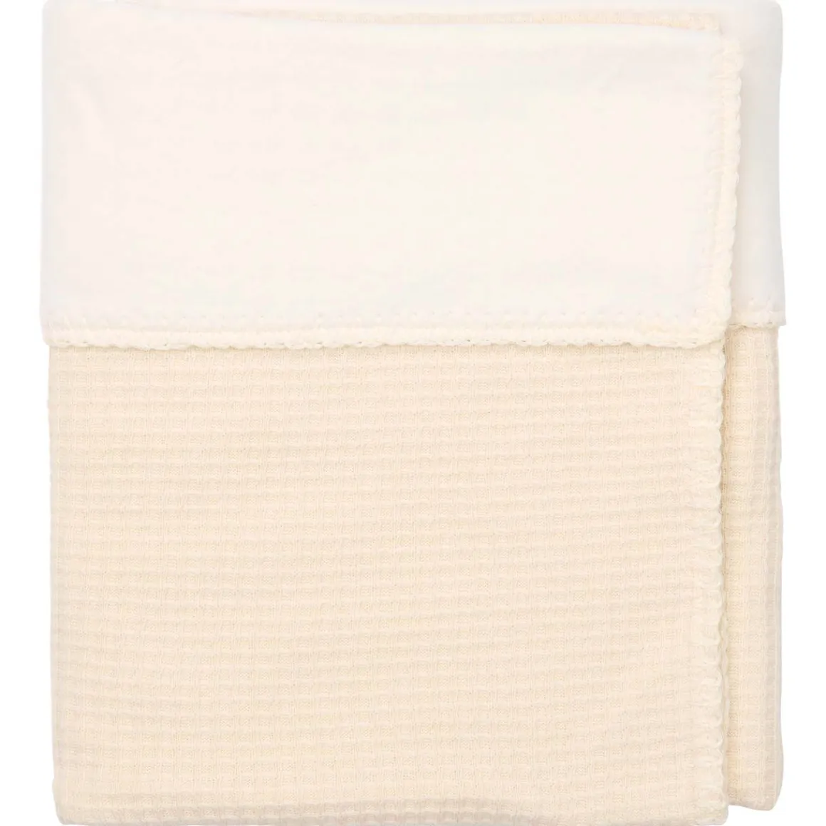 Koeka Wiegdeken Malaga Cotton Fleece Warm White
