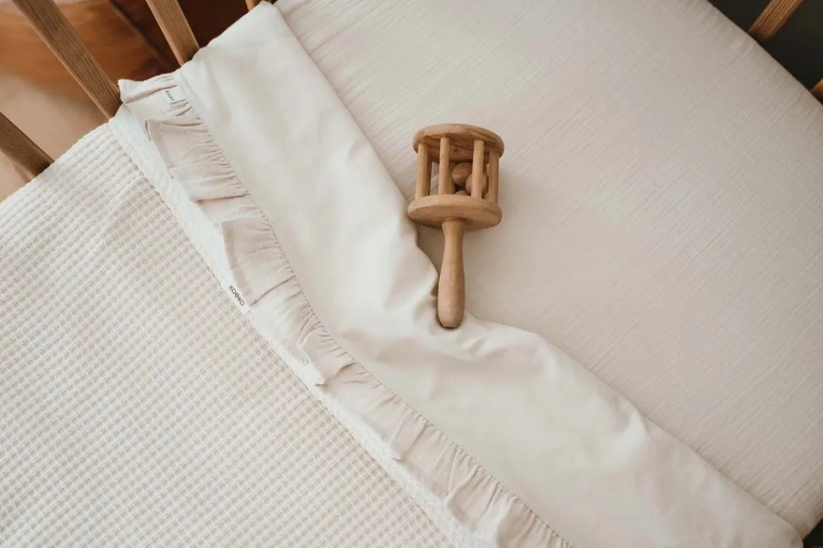 Koeka Wiegdeken Malaga Cotton Fleece Warm White