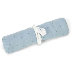 Little Dutch Swaddles Pure Denim Blue 120 x 120