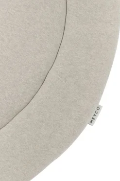 Meyco Boxkleed Rond Basic Knit Teddy Sand Melange - 95 cm