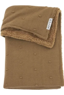 Meyco Ledikantdeken Mini Knots Teddy Toffee