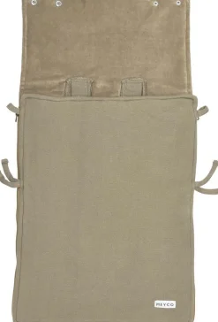 Meyco Voetenzak Autostoel Basic Knit Taupe