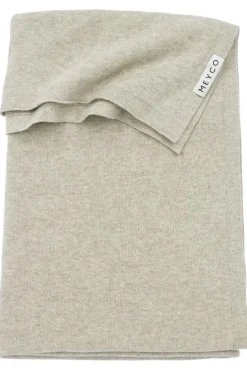 Meyco Wiegdeken Basic Knit Sand Melange