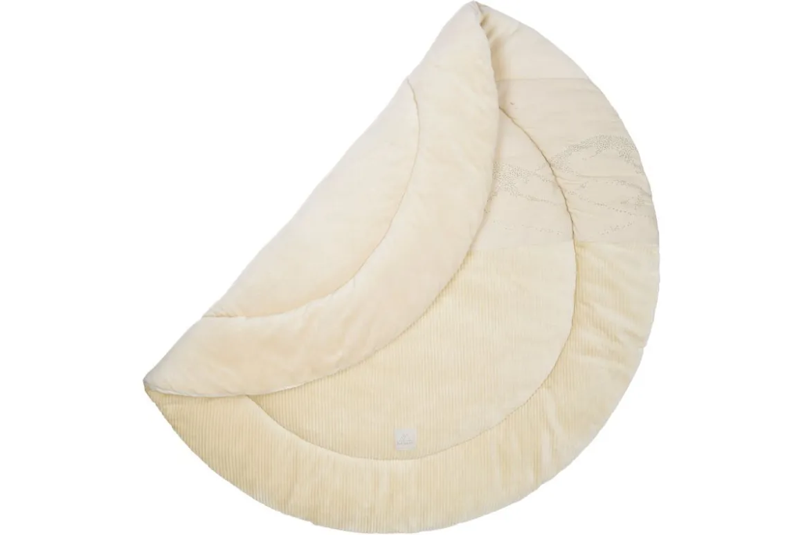 Nanami Boxkleed Rond Hills Rib Velvet Naturel