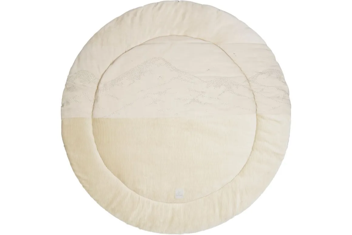 Nanami Boxkleed Rond Hills Rib Velvet Naturel