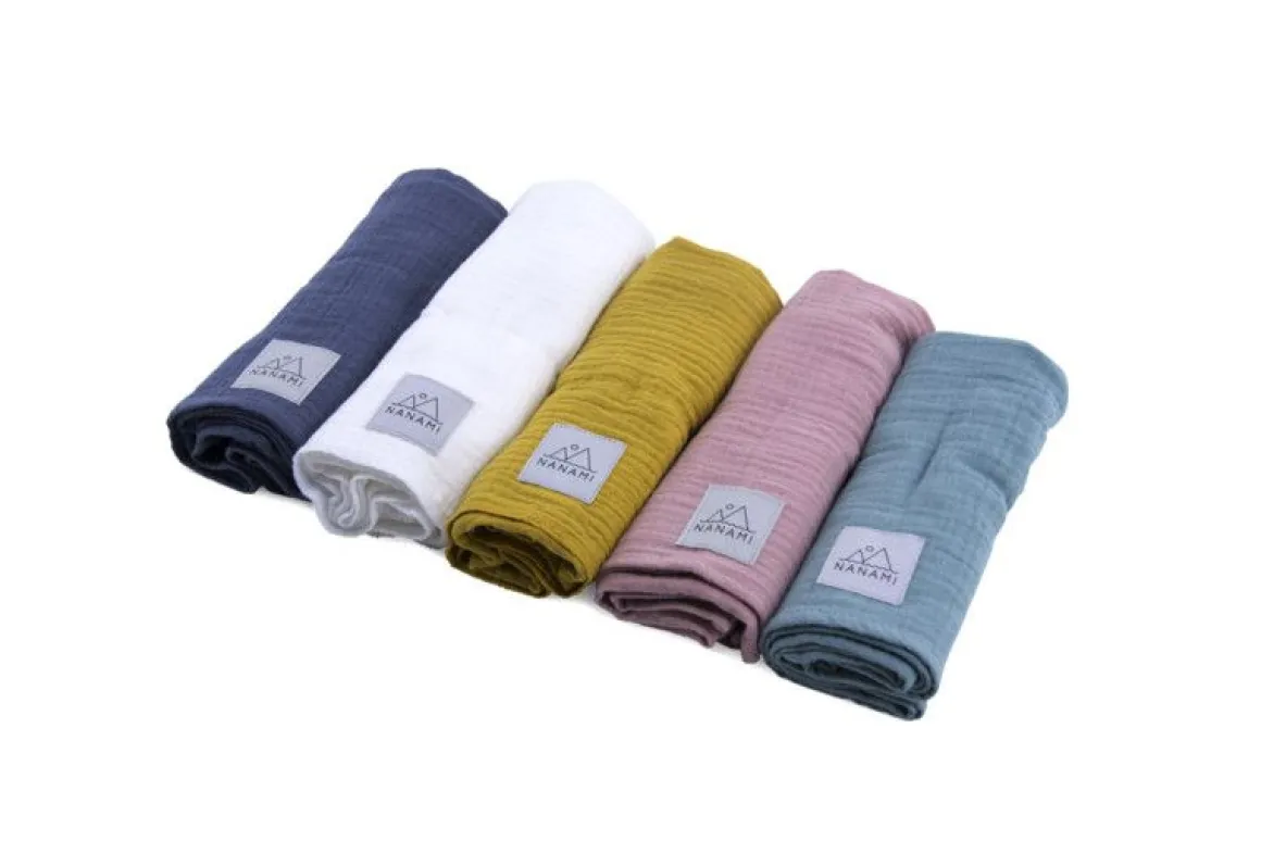 Nanami Luierdoek 60 x 60 Roze