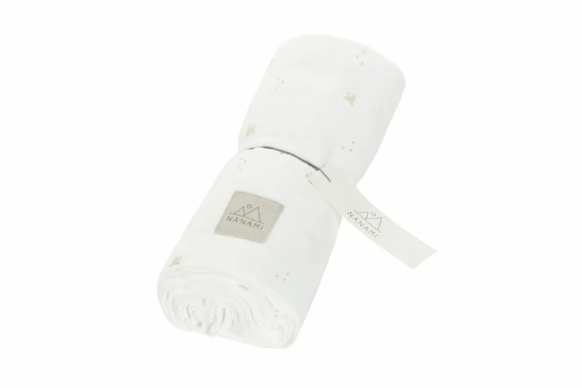 Nanami Swaddle 135 x 100 Bird Off White
