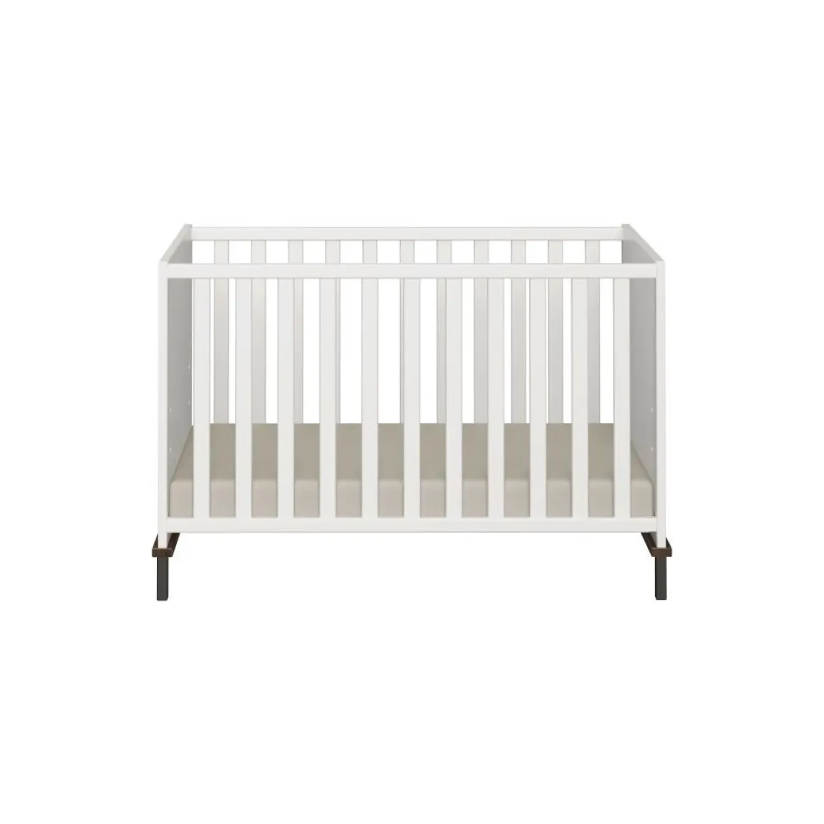 Paidi - Yuny 3 delige Babykamer Lovely Aliv Off white - Dark Walnut