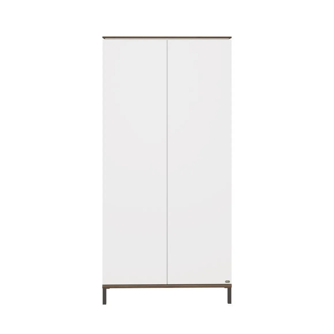 Paidi - Yuny 3 delige Babykamer Lovely Aliv Off white - Dark Walnut