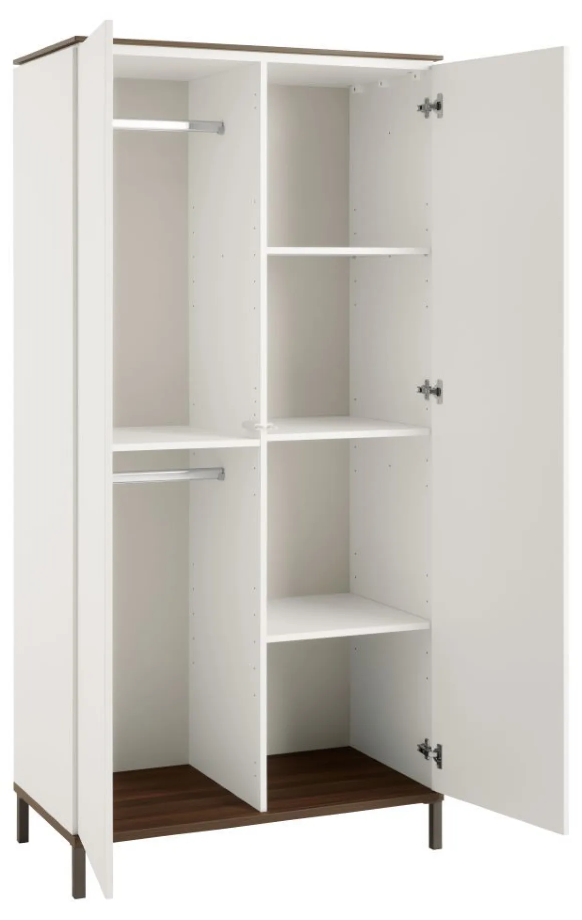 Paidi - Yuny 3 delige Babykamer Lovely Aliv Off white - Dark Walnut