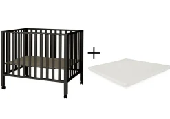 Pericles Box Amy Black met Wielen en Boxmatras