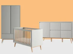Pinio 3 delige Babykamer Swing Grijs XL