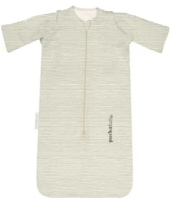 Puckababy Slaapzak Newborn Green Stripes 0 - 6 mnd