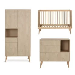 Quax 3 delige Babykamer Cocoon Natural Oak