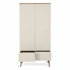 Quax 2-Deurskast Flow Clay & Oak