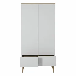 Quax 2-Deurskast Flow White & Oak
