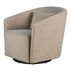 Quax Fauteuil Gomi Swivel & Gliding Mohair Latte